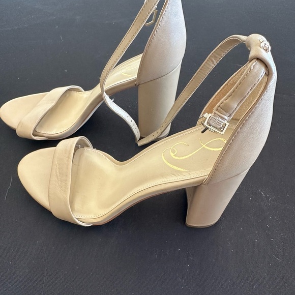 Sam Edelman Tan Ankle Strap Heels - Picture 5 of 5